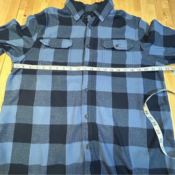2 for$15 George Blue Checkered Men’s Size L 42-44 - Picture 7 of 10